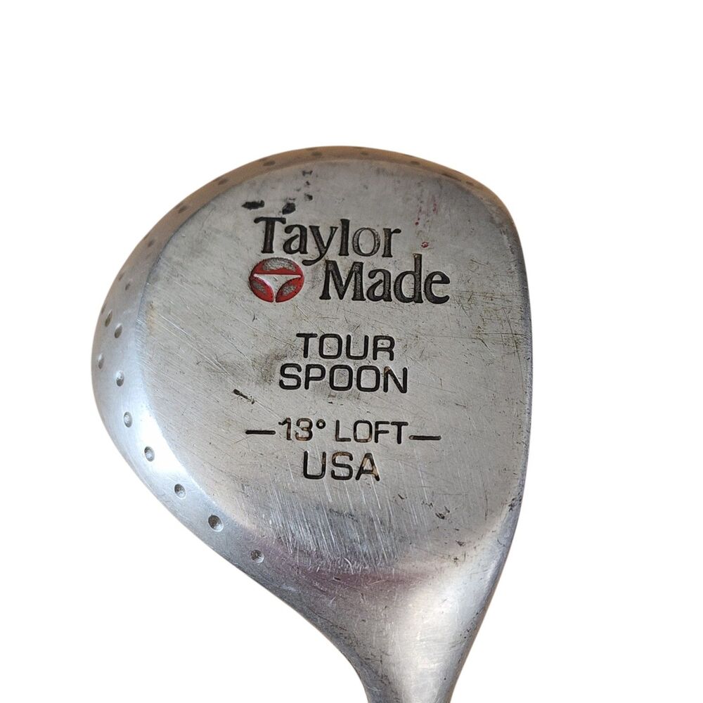 Vtg RH TaylorMade Tour Preferred 13 Tour Spoon Pittsburgh Persimmon Metalwood